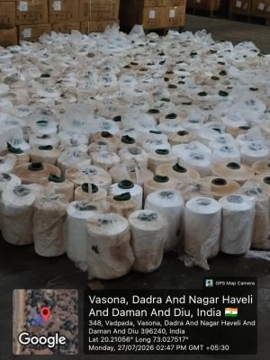 Damaged Stock of Polyester Yarn